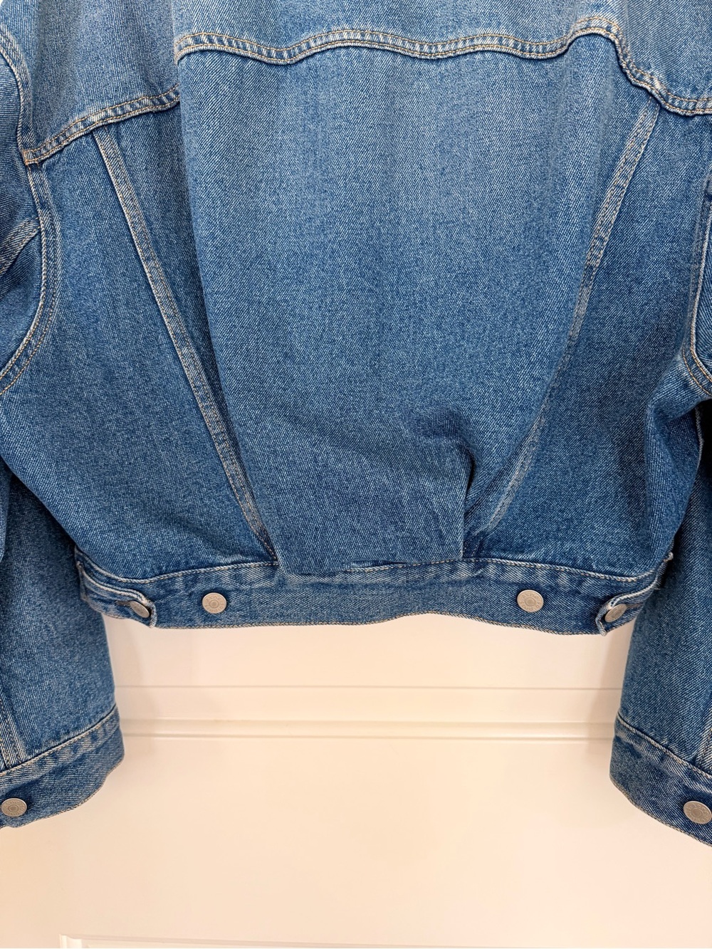 Acne Studios Oversize Denim Trucker Jacket - Picture 6 of 9